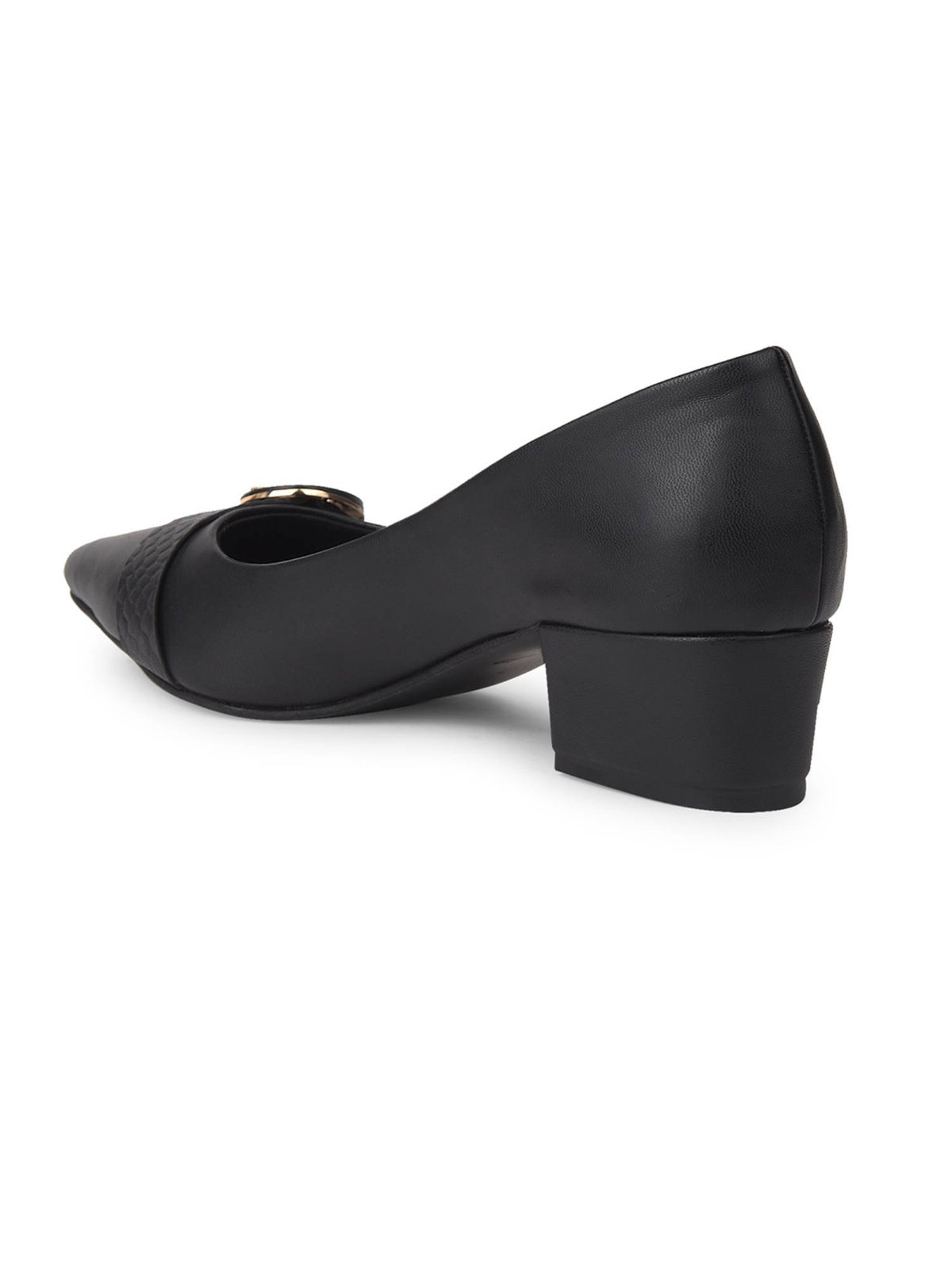Women Stylish Black Pump Heels | H78 - view 3