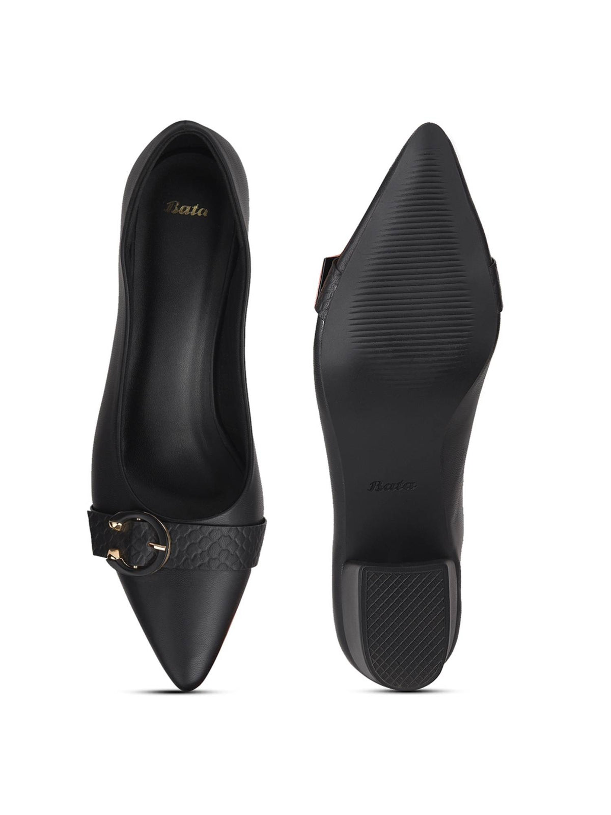 Women Stylish Black Pump Heels | H78 - view 4