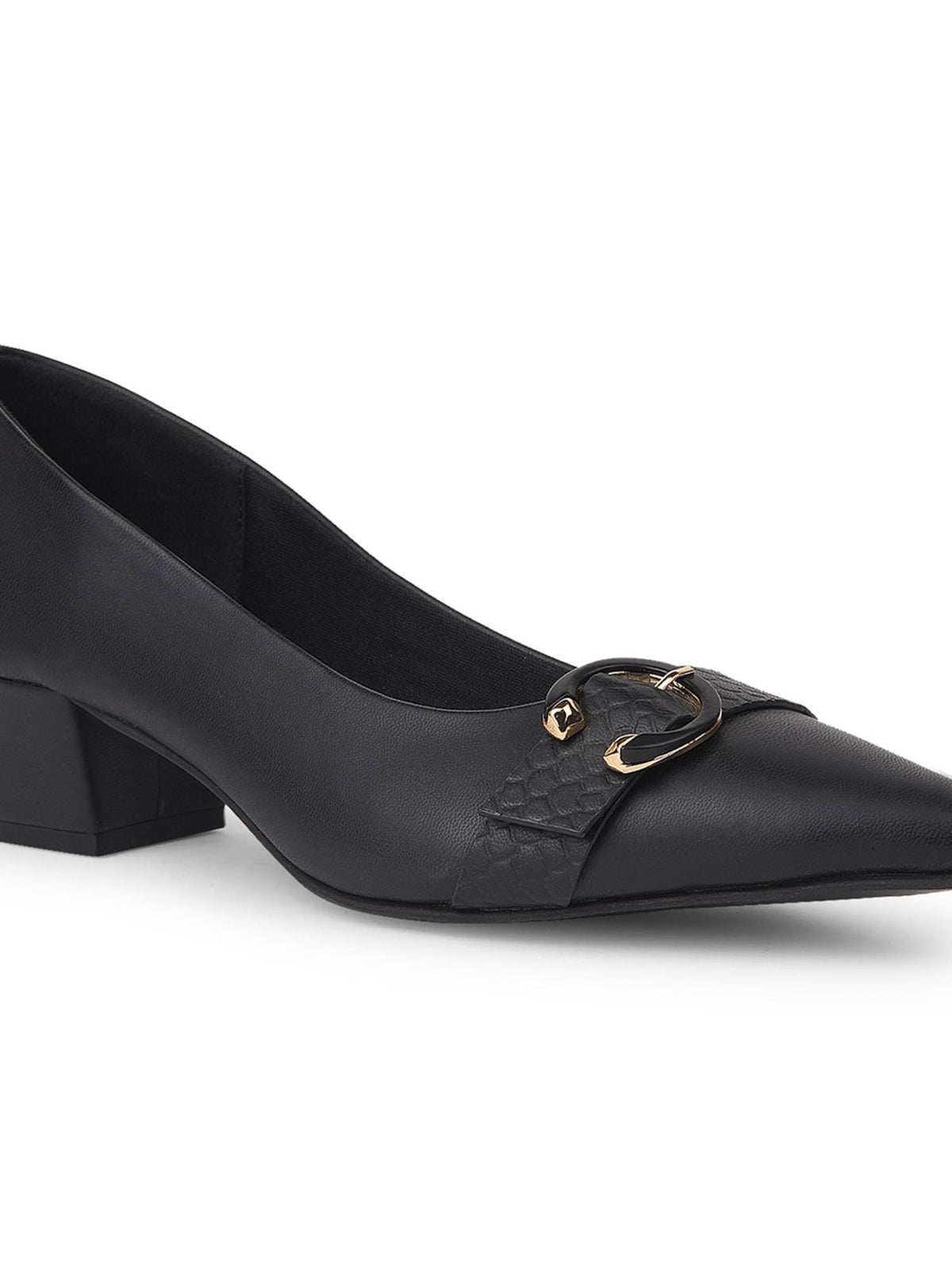 Women Stylish Black Pump Heels | H78 - view 5