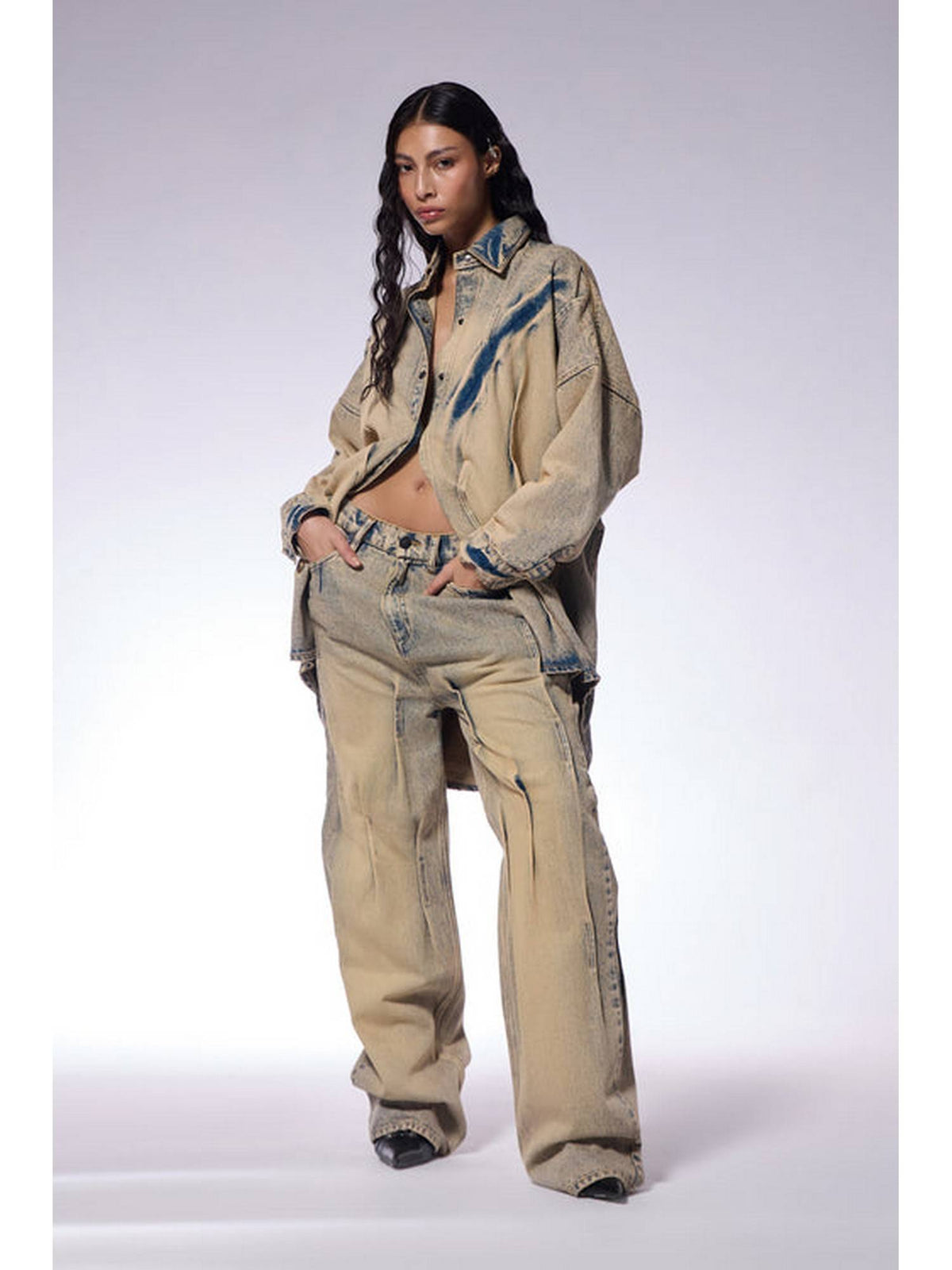 Faded Sand Vintage Jeans | RF89 - view 3