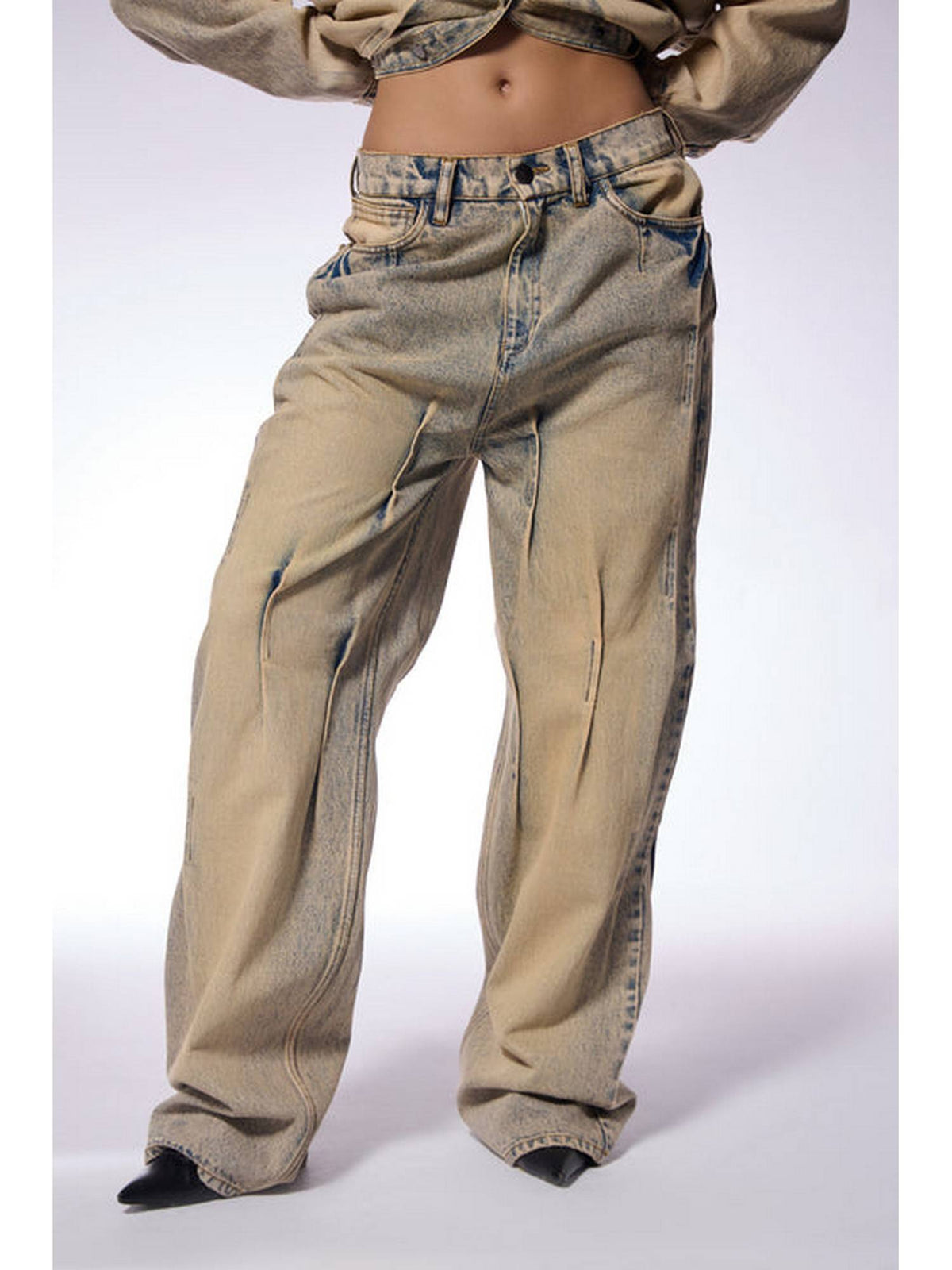 Faded Sand Vintage Jeans | RF89 - view 4