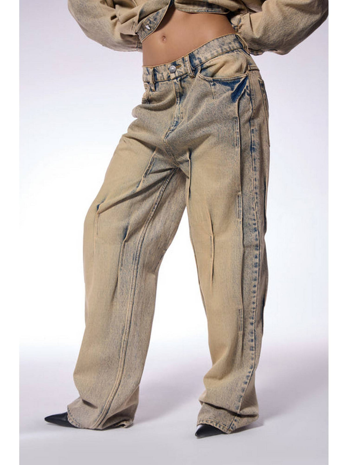 Faded Sand Vintage Jeans | RF89 - view 5