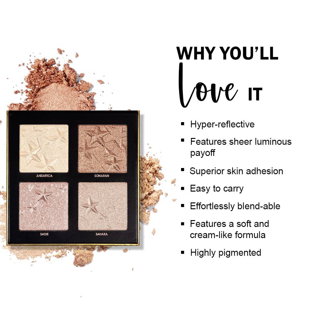 Desert Glow 4 Color Highlighter Palette | F14 - view 3