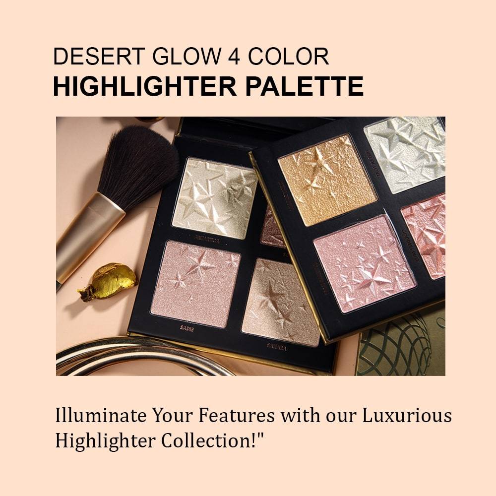 Desert Glow 4 Color Highlighter Palette | F14 - view 5