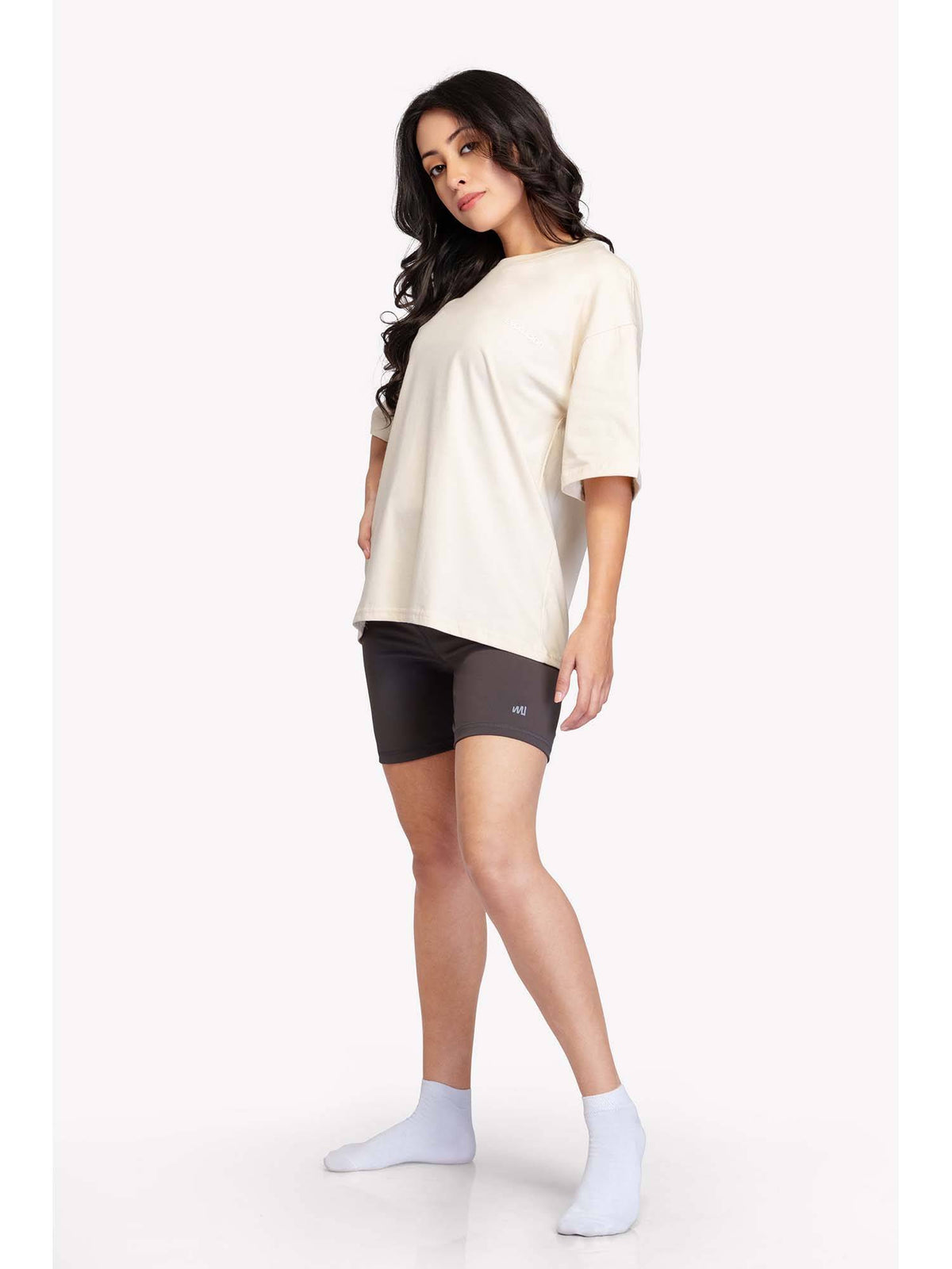 Women White Easefit Oversize T-Shirt | TT89 - view 6
