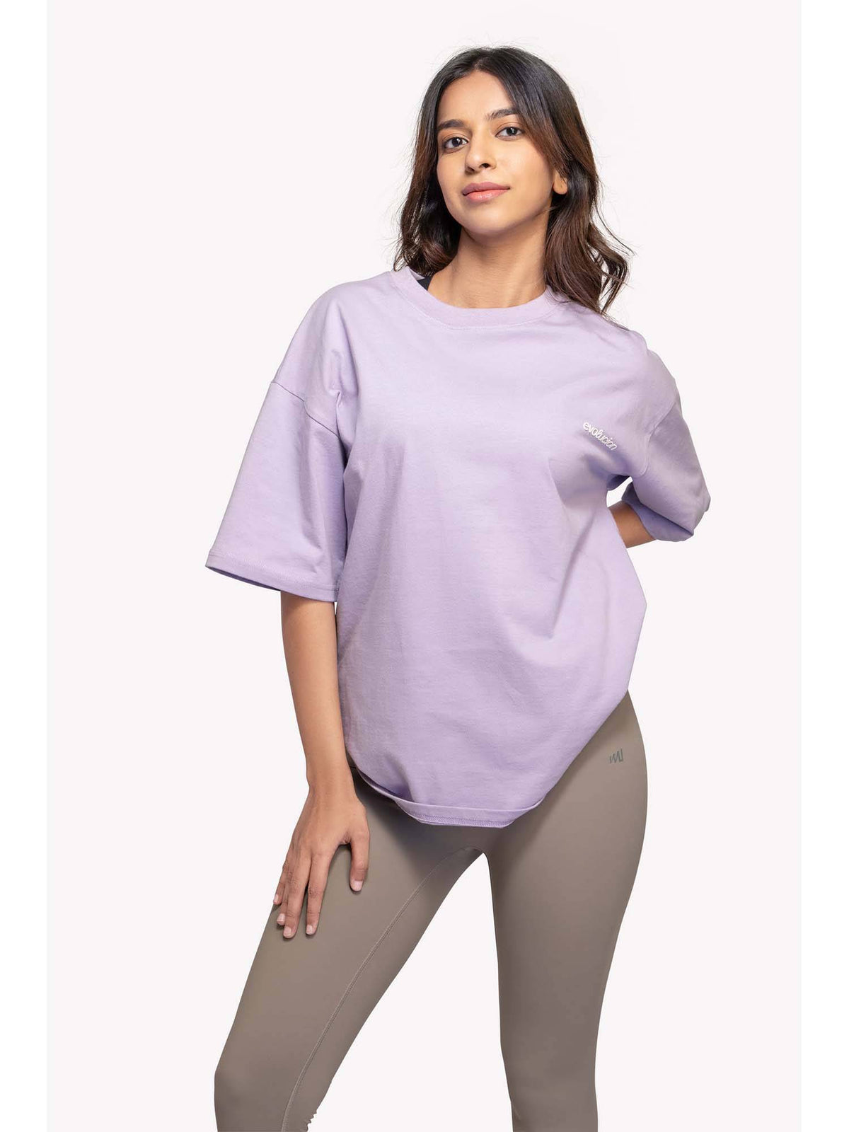 Women White Easefit Oversize T-Shirt | TT89 - view 8