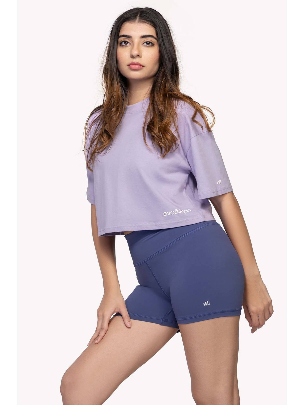 Women Grey Athletic Crop T-Shirt | TT89 - view 15
