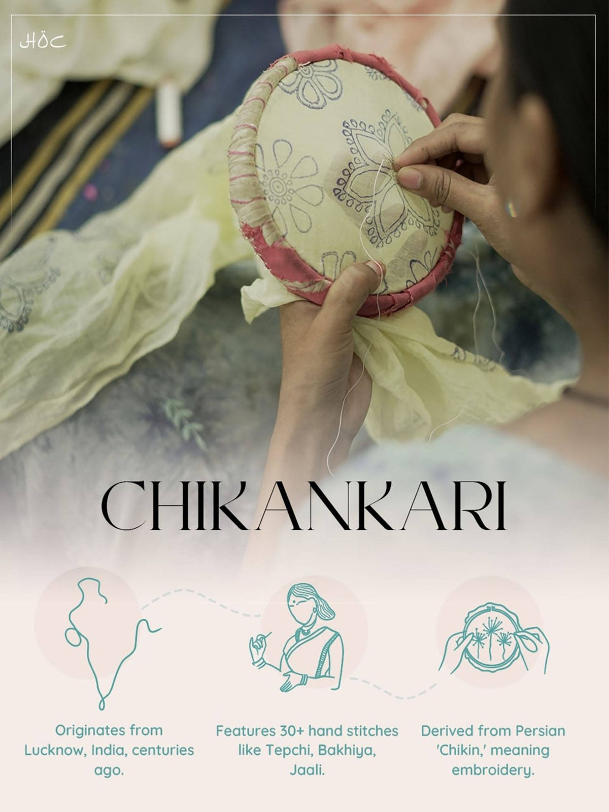 Chikankari Printed Long Kurta | KDG - view 31