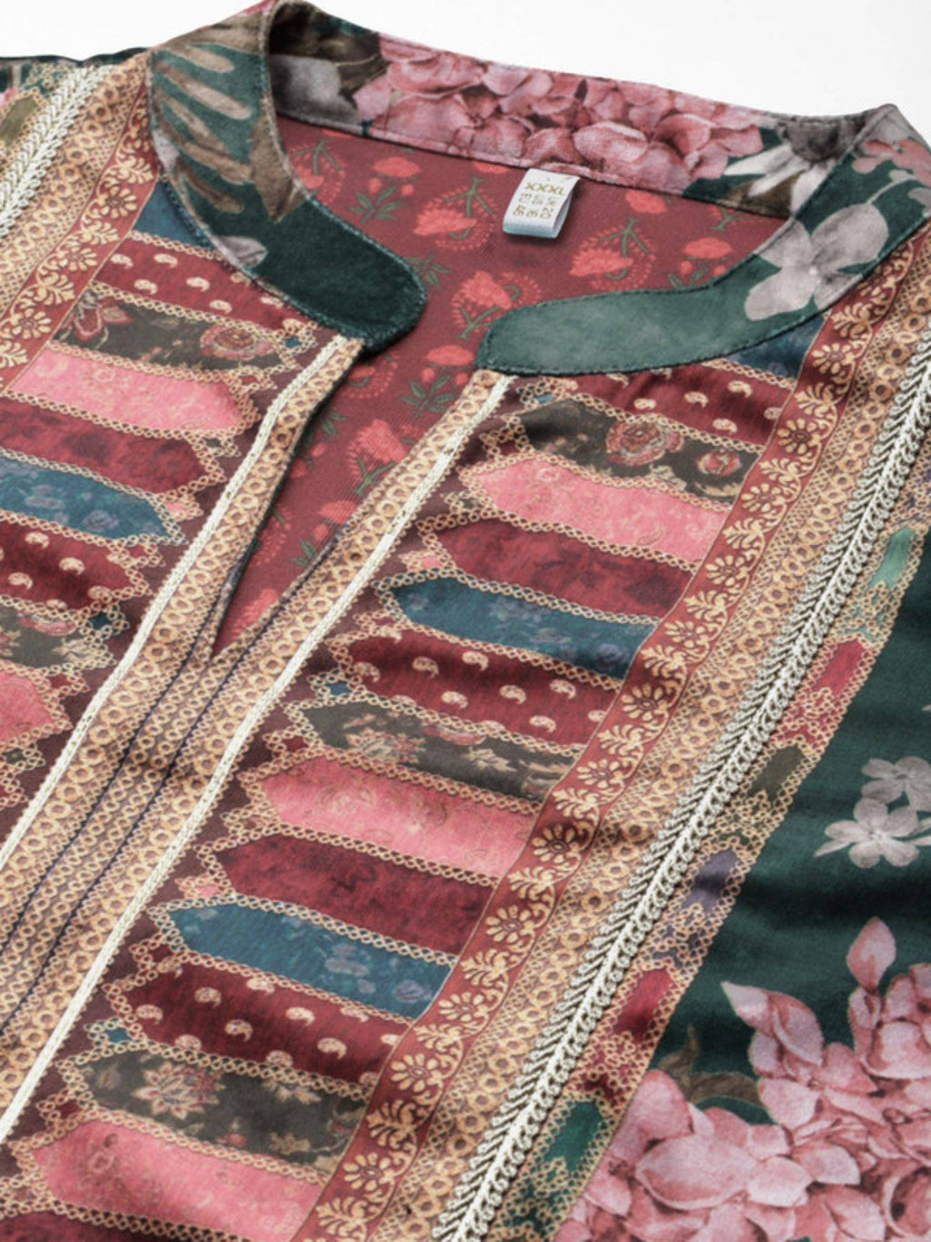 Womens Elegant Ethnic Wear Floral Printed Long Kurta | KDG - view 5