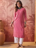 Maroon Lakhnavi Embroidered Kurtas | KDG - view 27