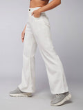 White Bootcut High Rise Stretchable Denim Jeans | BT10 - view 1