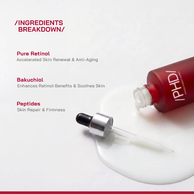 (PHD) 0.3% Retinol Serum With Bakuchiol & Peptides | Z8 - view 2