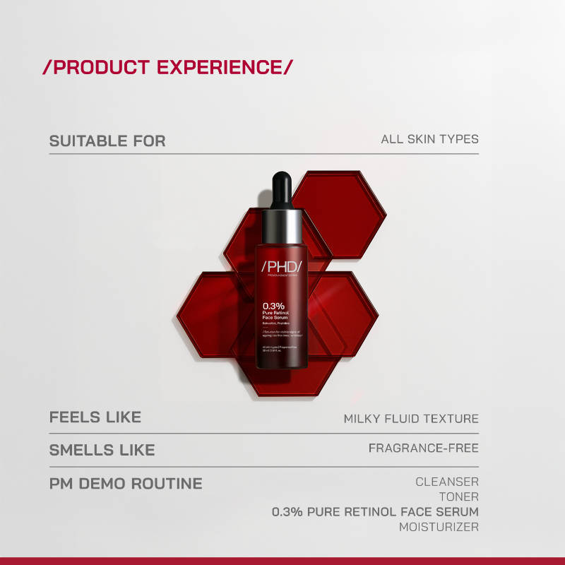 (PHD) 0.3% Retinol Serum With Bakuchiol & Peptides | Z8 - view 6