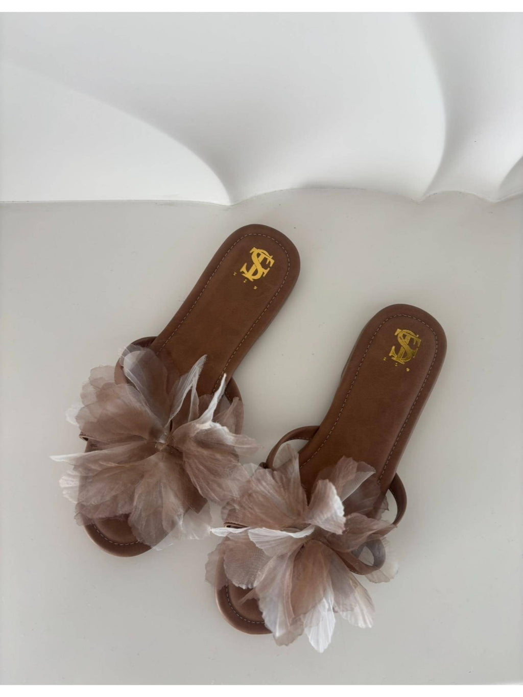 Brown Flower Flats | F61 - view 4