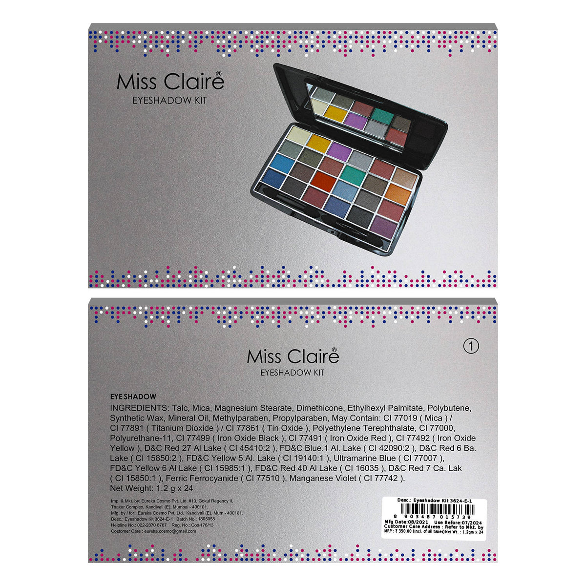 Eyeshadow Kit - 3624-E-1 | E20 - view 3