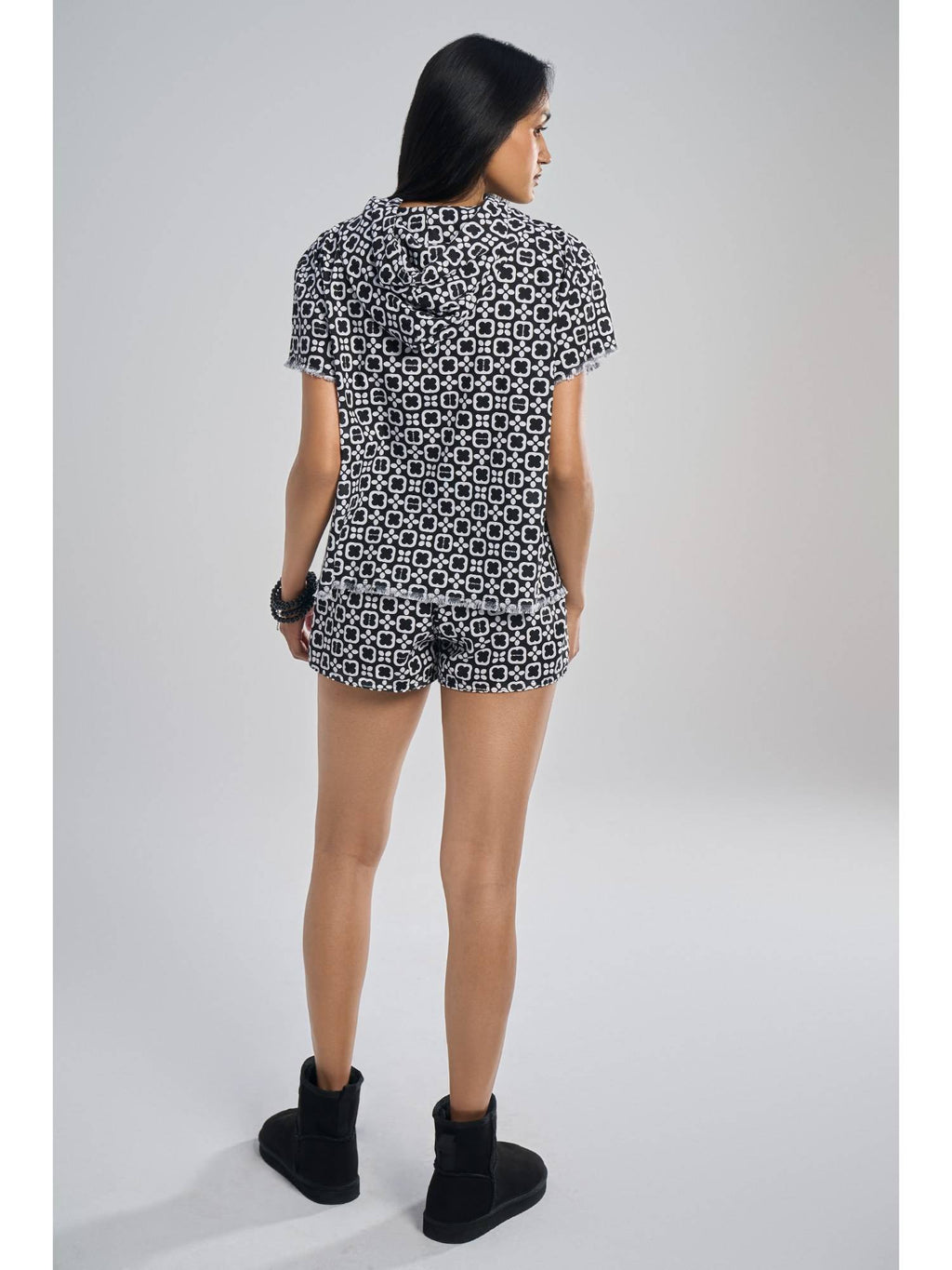 Bodie Multi-Color Polka Dots Hoodie | HD56 - view 3