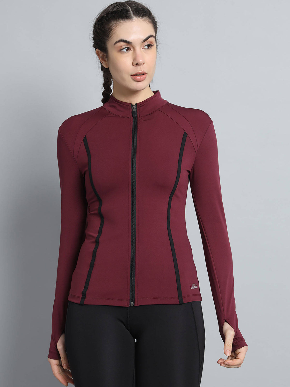 Maroon Women Dry-Fit Outdoor Jacket | JK12 - view 1
