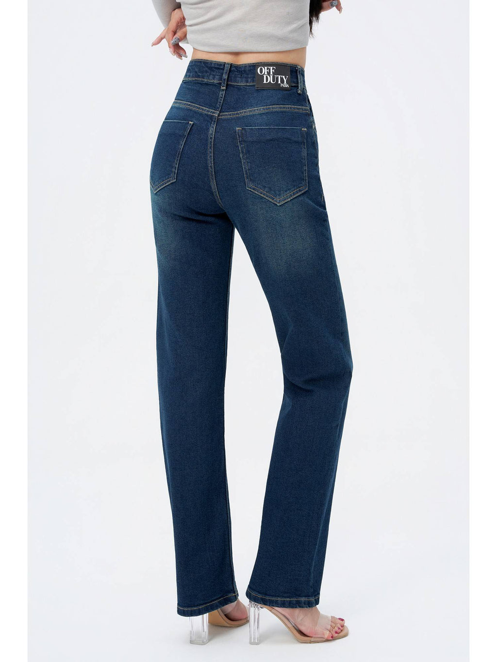 Copper Blue Loose Straight Fit Jeans | ST23 - view 3