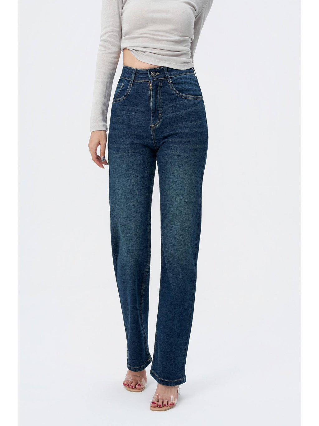 Copper Blue Loose Straight Fit Jeans | ST23 - view 5