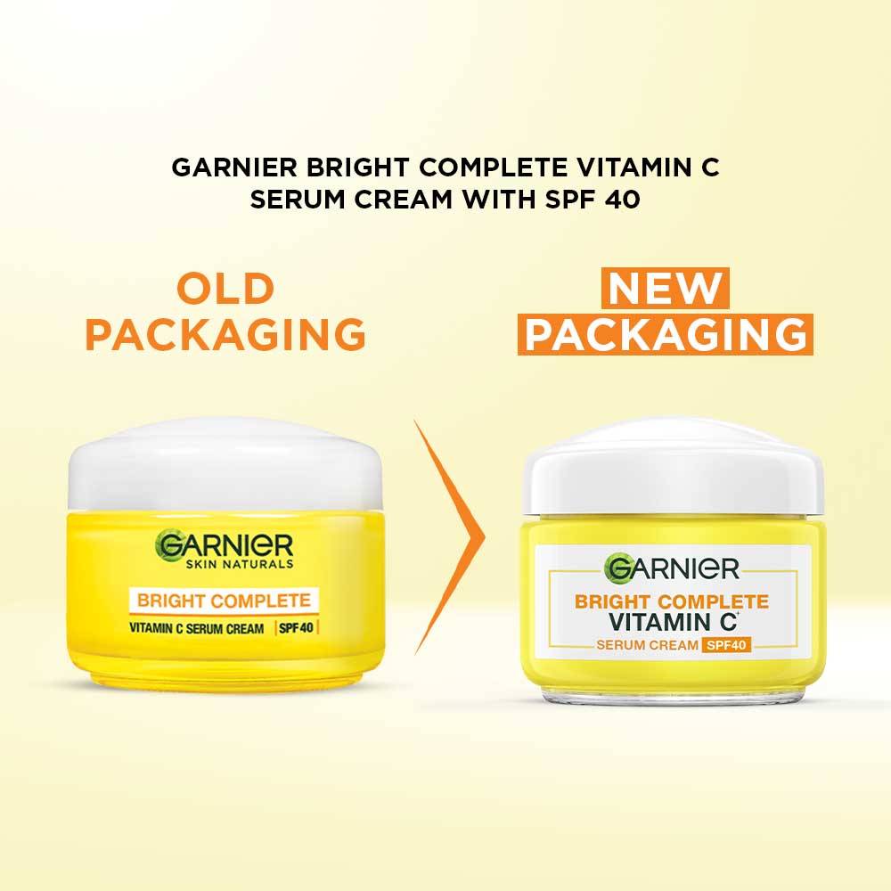 Garnier Bright Complete Vitamin C SPF40/PA+++ Serum Cream | Z8 - view 2