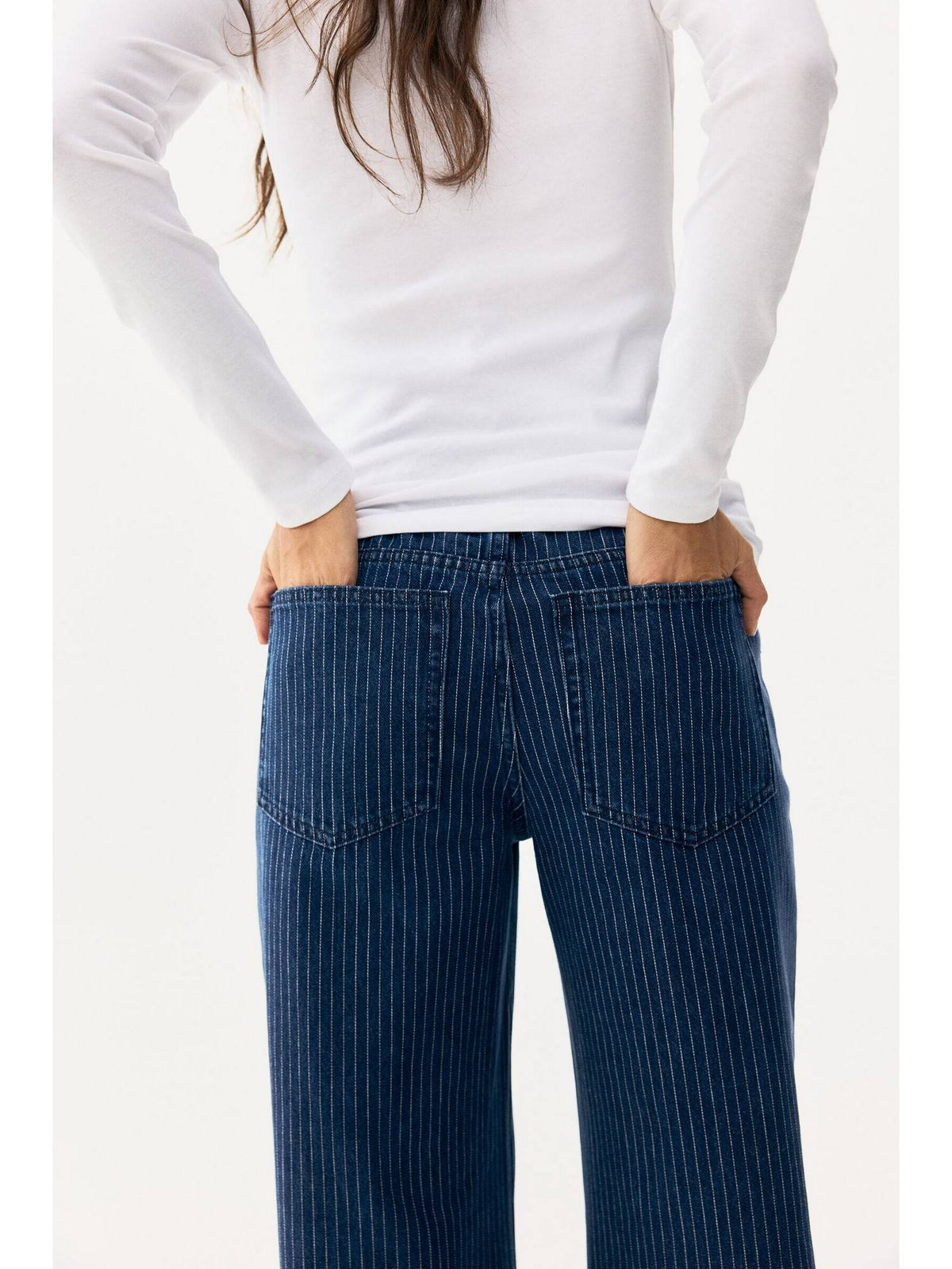 Women Blue MAMA Wide jeans | RF89 - view 4