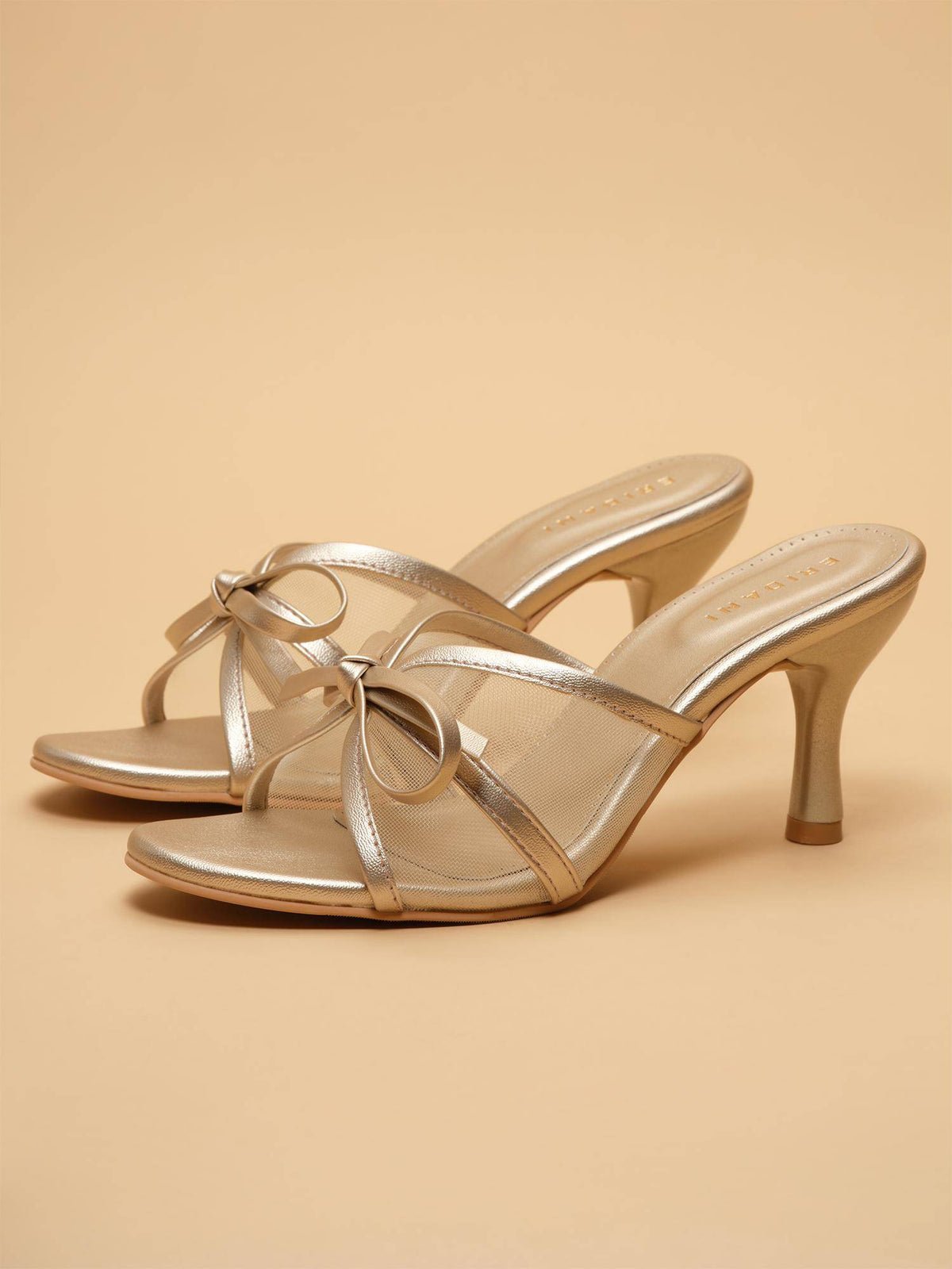 Aliha Antique Bronze Slip On Stiletto Heels | H78 - view 7