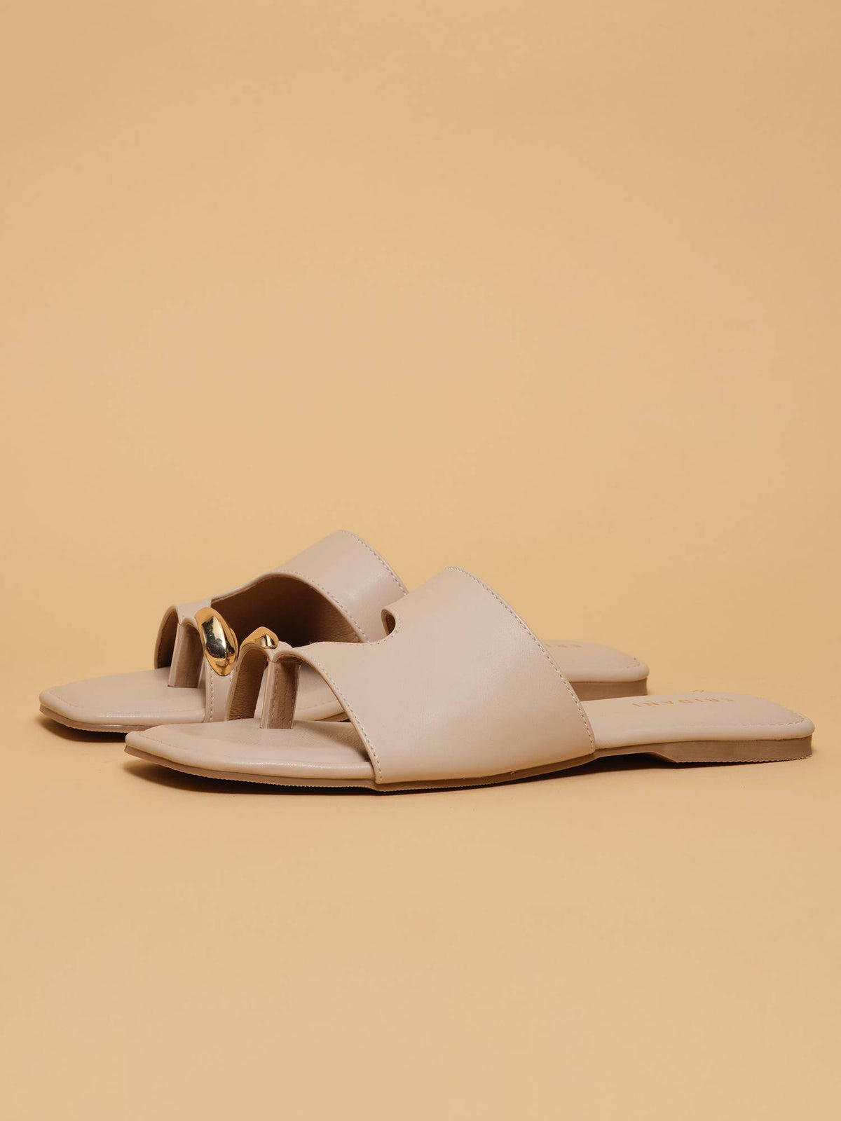 Jemima Black Solid Flats | F61 - view 6