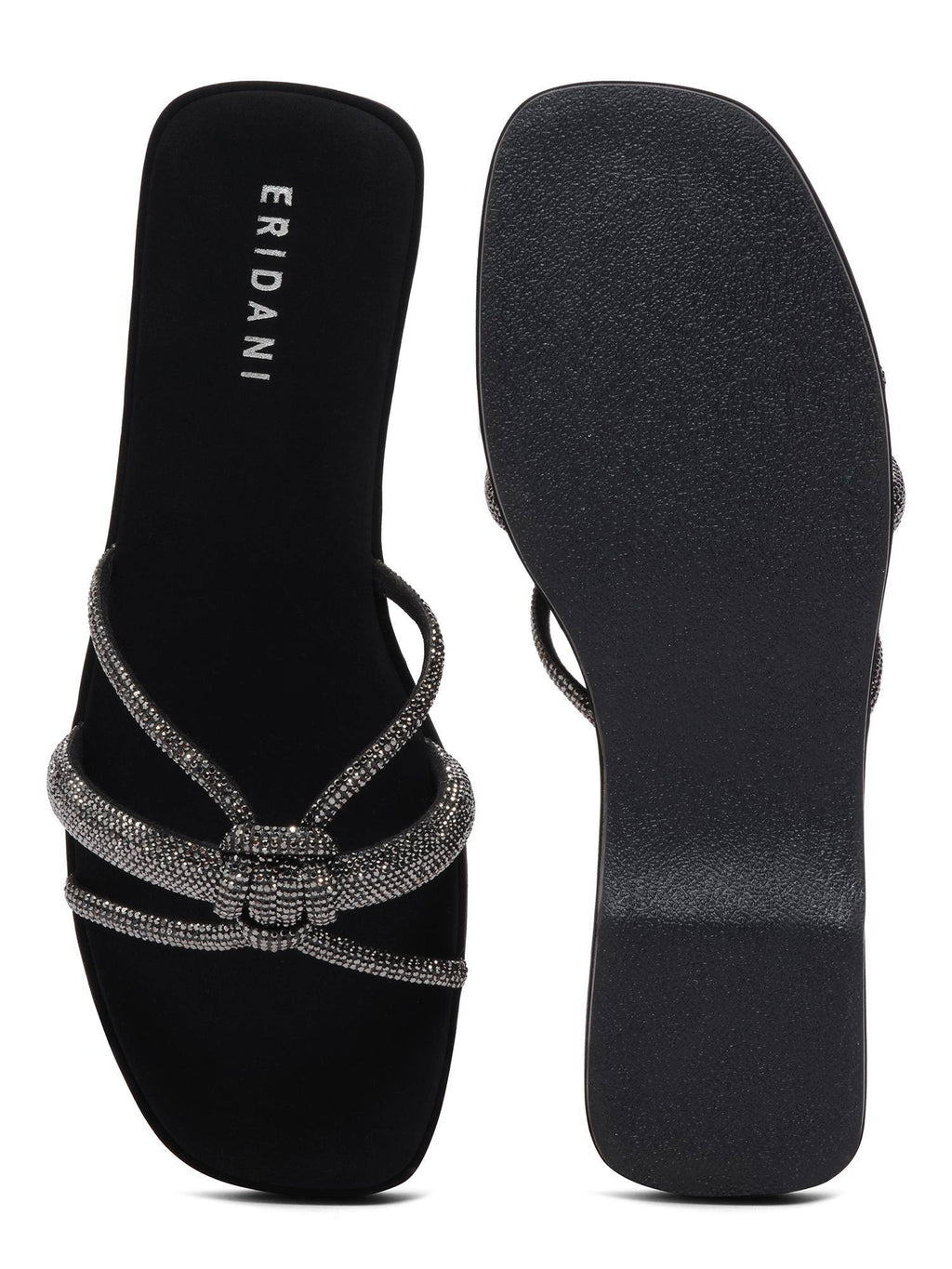 Zayla Black Embellished Heels | SD89 - view 4