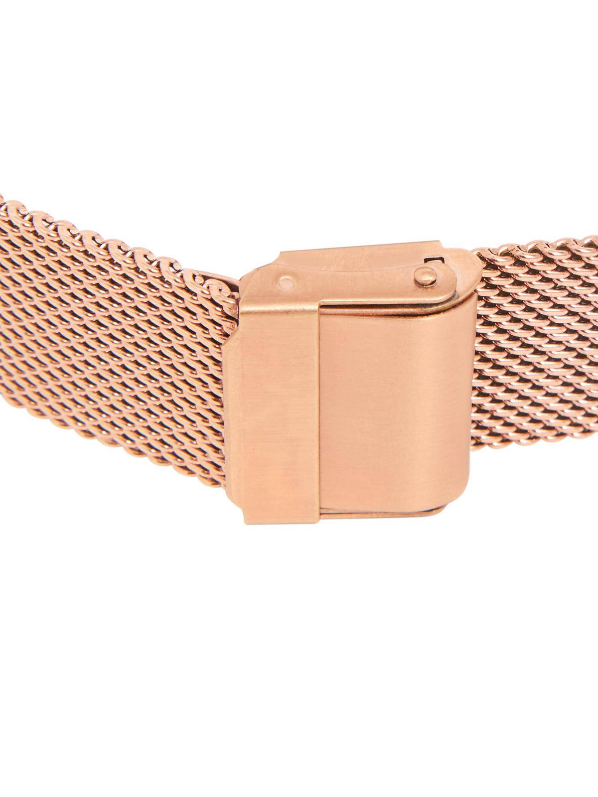 Jungle Flowers Watch Metal Mesh Strap Dial White | W92 - view 5
