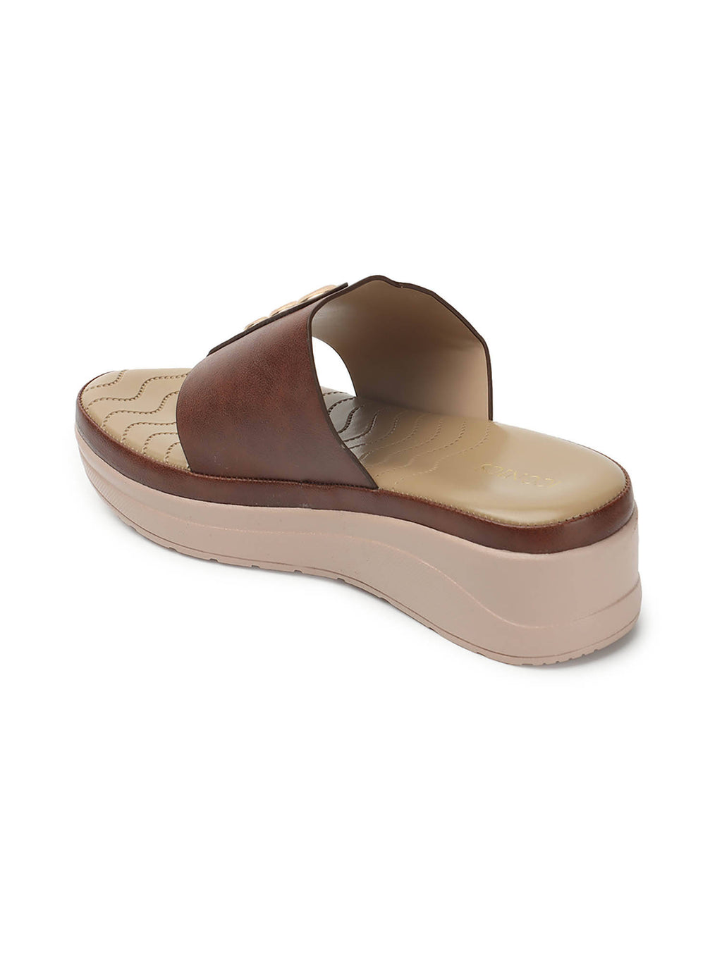 Women Brown Comfort Sandals | SD89 - view 6