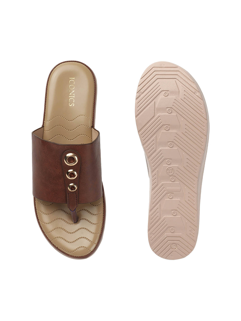 Women Brown Comfort Sandals | SD89 - view 7