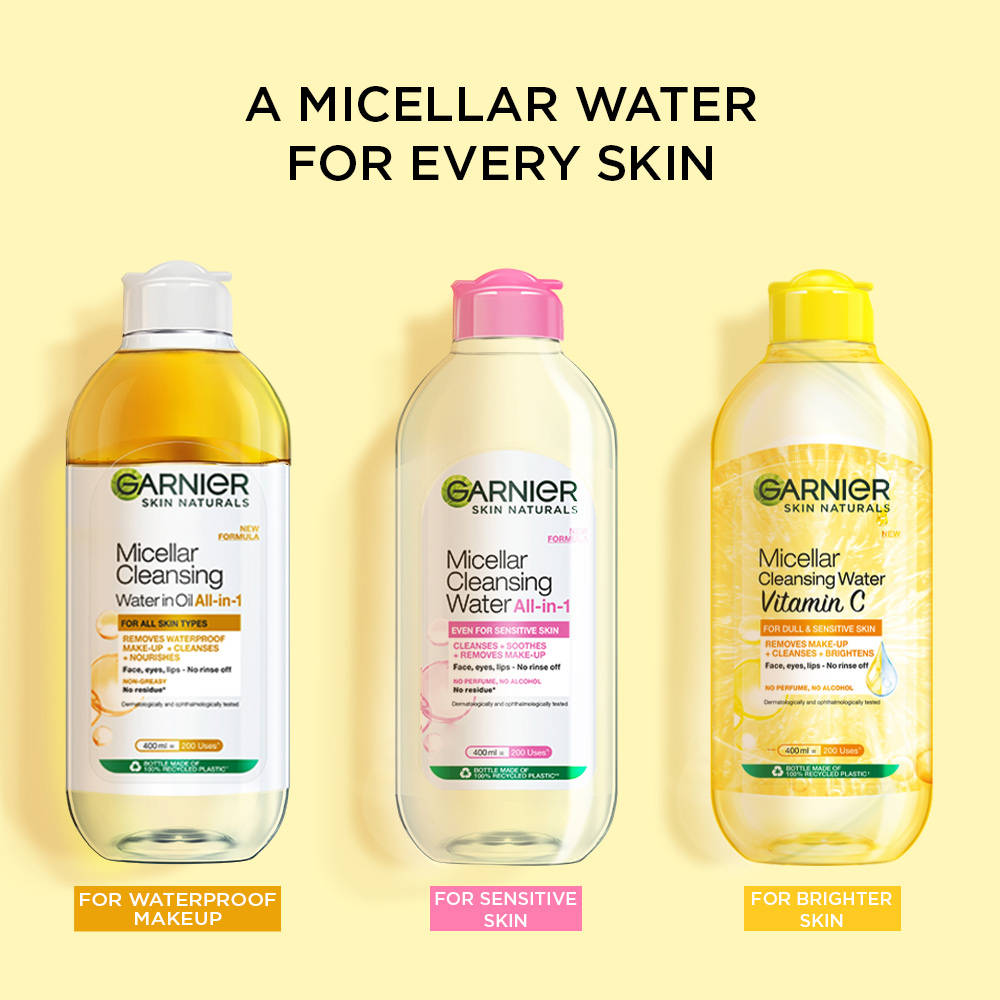 Skin Naturals Micellar Oil-Infused Cleansing Water For Cleansing & Make-Up Remover | 125ml | E20 - view 5