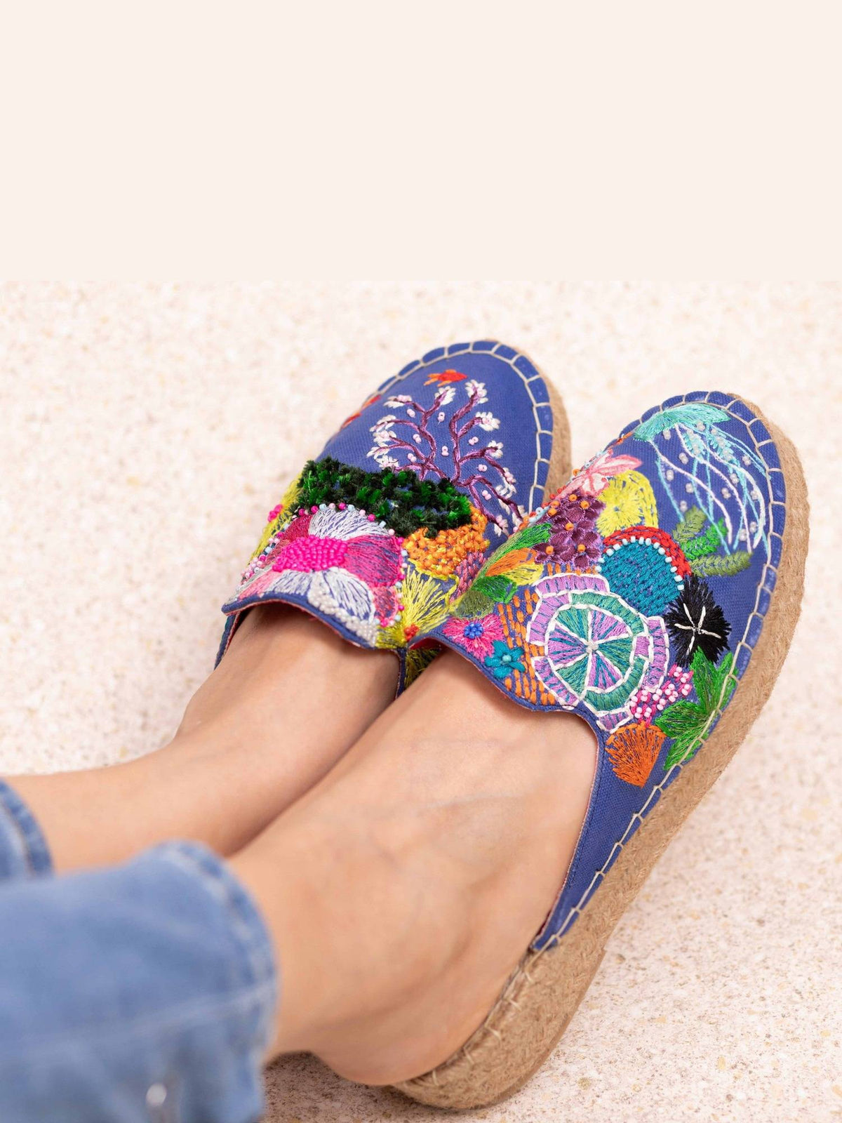 PARI PARI Multi-Color Fiji Mule Flats | H78 - view 1