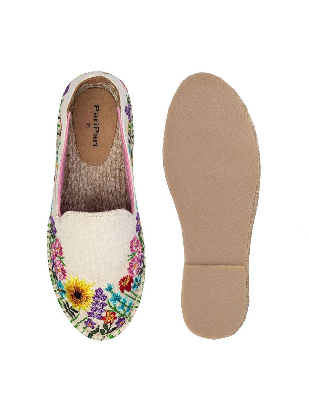 PARI PARI Multi-Color Wildflower Mule Flats | F61 - view 2