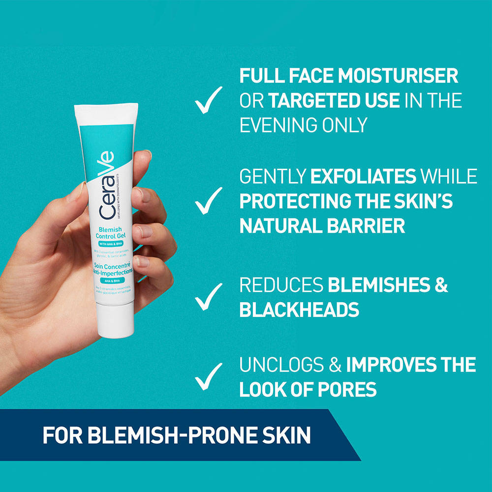 Blemish Control Gel with 2% Salicylic Acid, AHA & Niacinamide for Acne Spot Treatment | FC3 - view 5