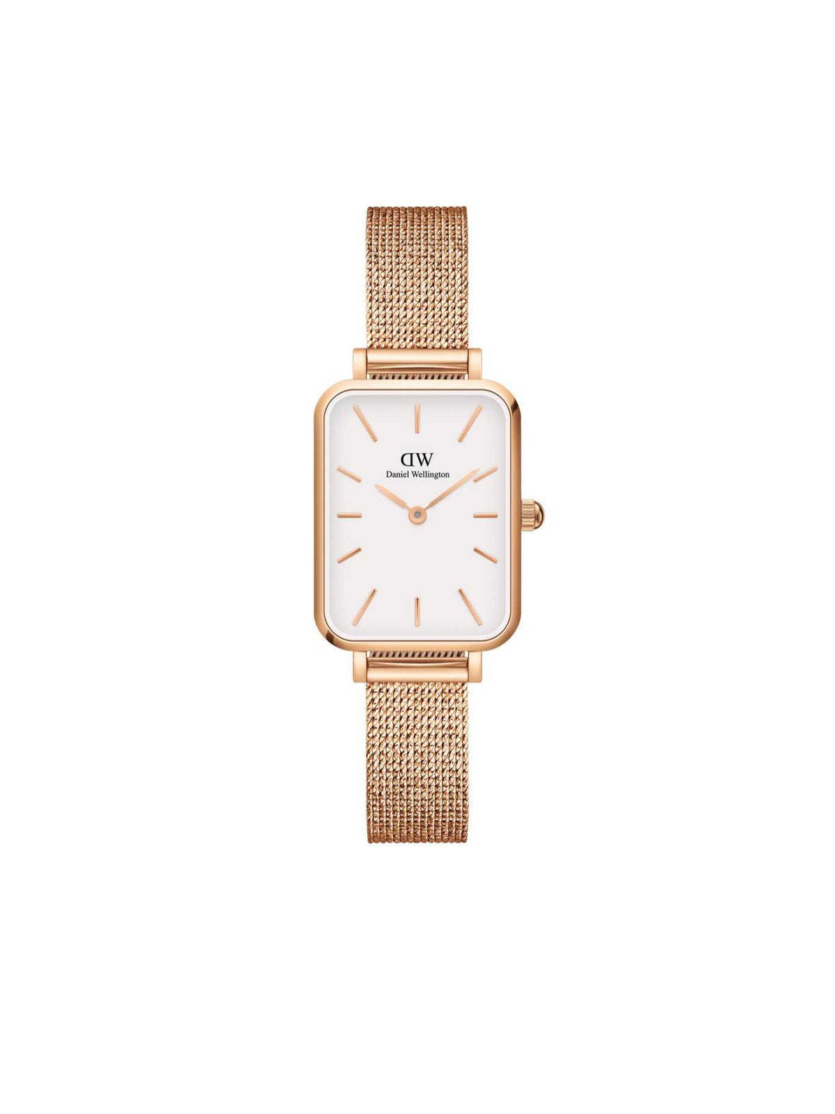 Women Quadro White Rectangular Dial Analog Watch - DW00100431K | W92 - view 1
