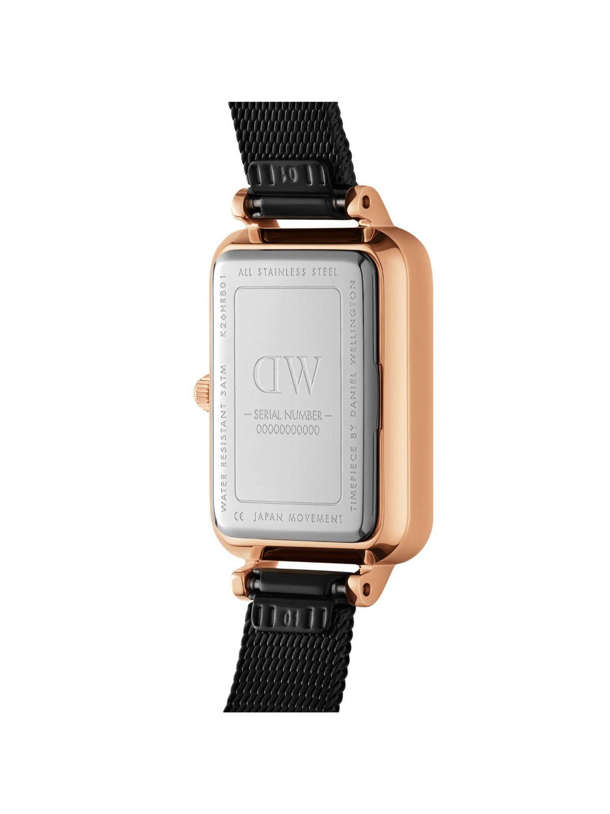 Women Quadro White Rectangular Dial Analog Watch - DW00100431K | W92 - view 9