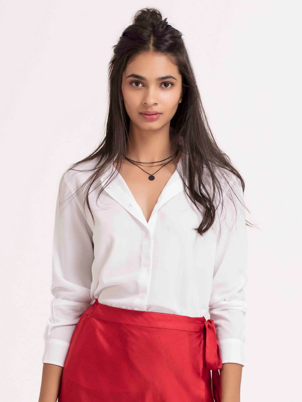 White Buttondown Shirt | S67 - view 1