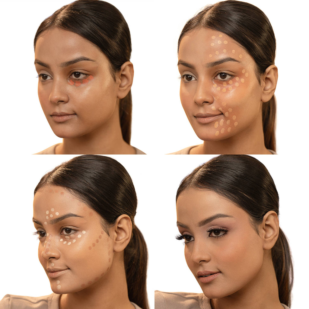 Spotlight Concealer Palette - Correct Conceal & Foundation Palette, Lasting Buildable Coverage | F14 - view 3