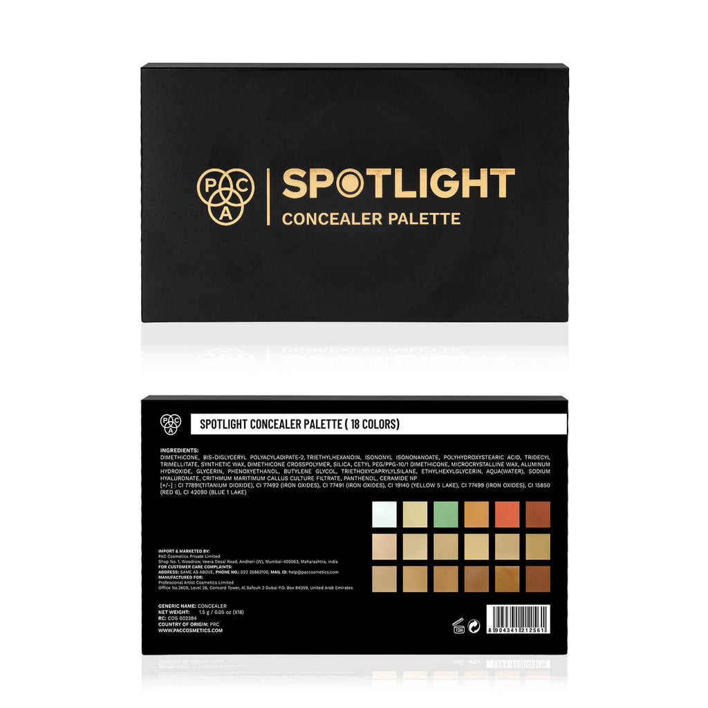Spotlight Concealer Palette - Correct Conceal & Foundation Palette, Lasting Buildable Coverage | F14 - view 5