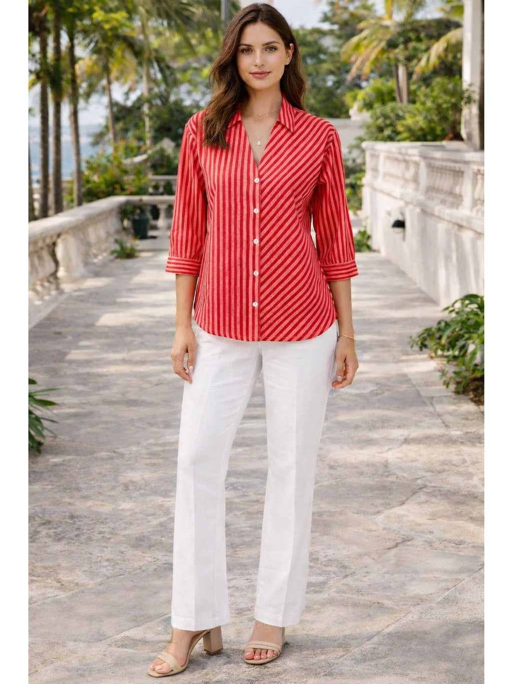 Red Stripe Shirt | S67 - view 3