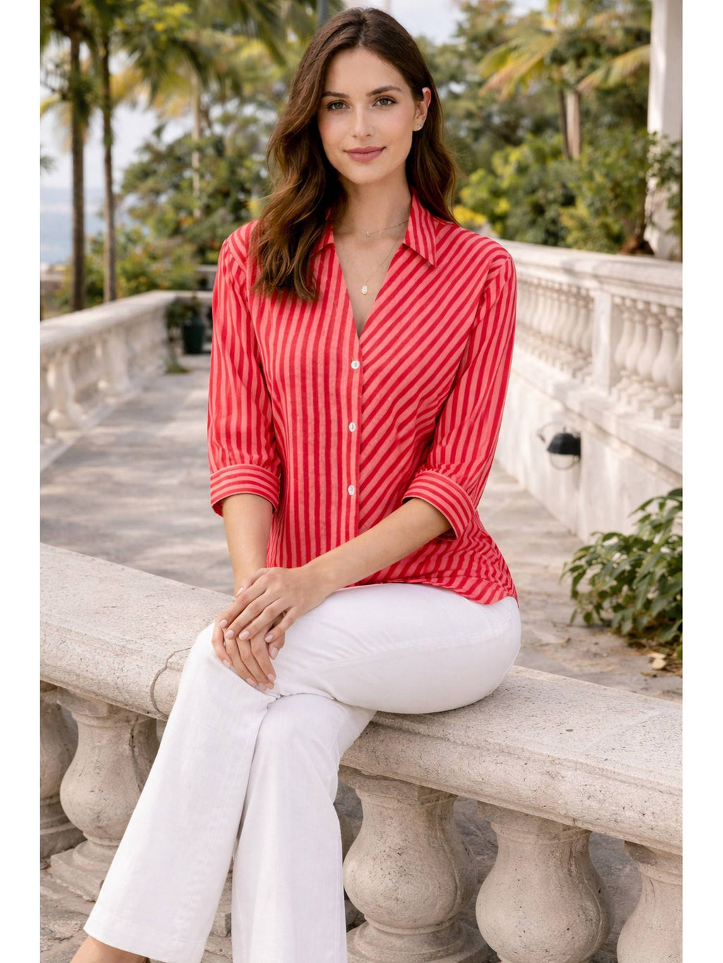 Red Stripe Shirt | S67 - view 5