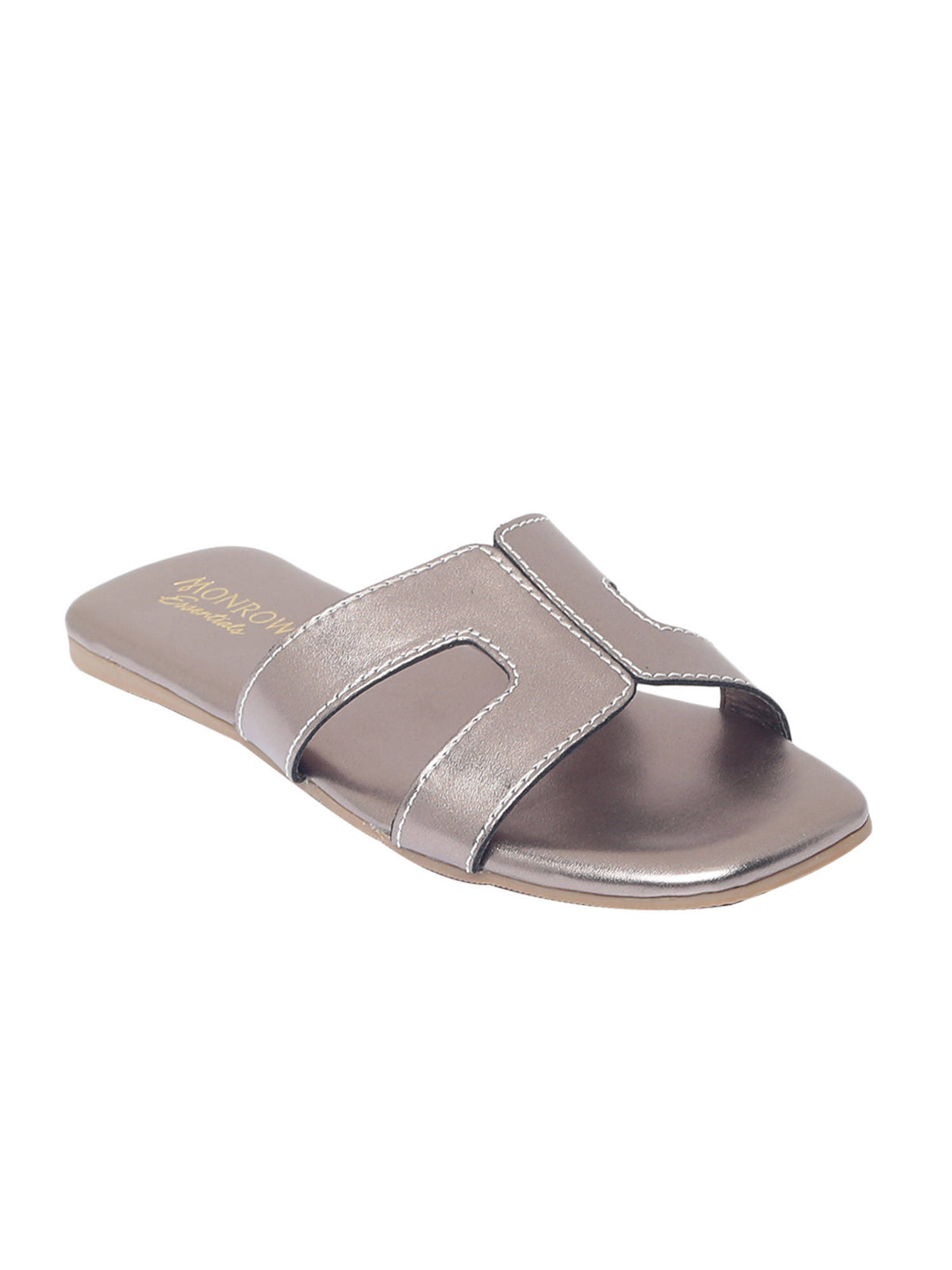 Solid-plain Black Flats | F61 - view 10