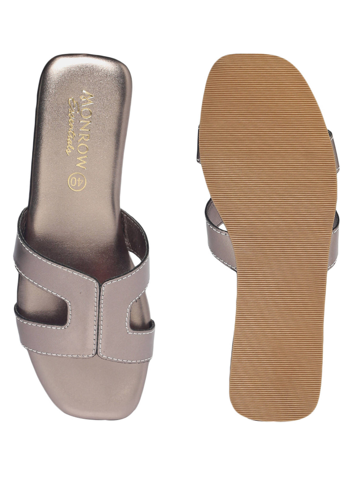 Solid-plain Black Flats | F61 - view 13