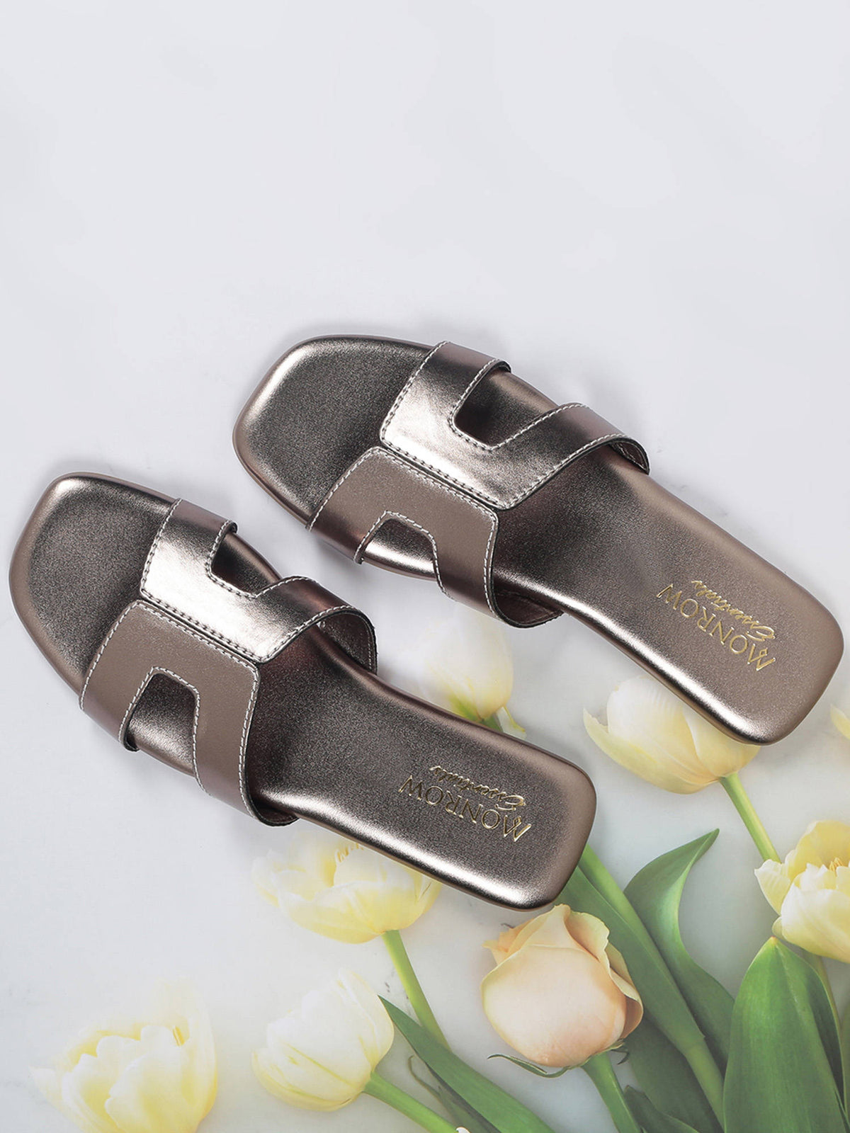 Solid-plain Black Flats | F61 - view 15