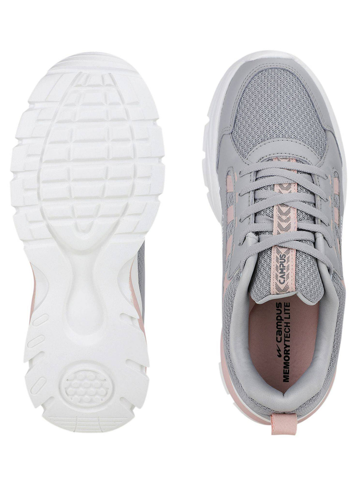 Bliss Grey Womens Running Shoes | SH9 - view 4