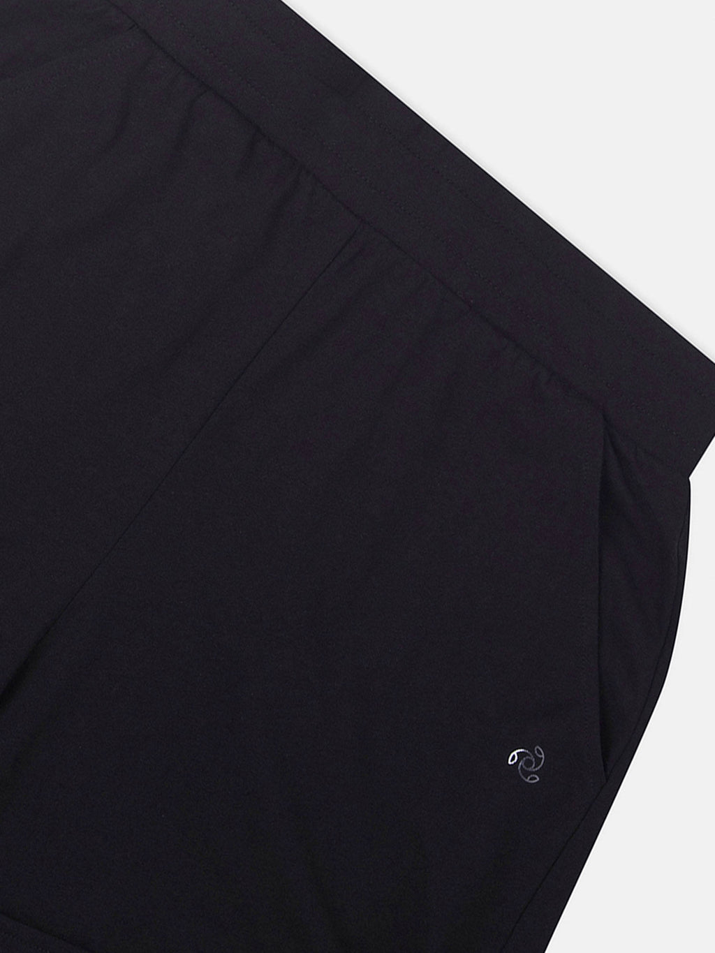 A157 Women Super Combed Cotton Rich Straight Fit Shorts - Black - view 8