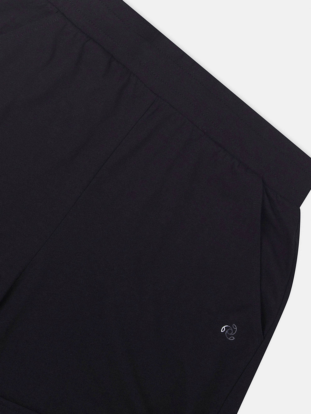 A157 Women Super Combed Cotton Rich Straight Fit Shorts - Black - view 8