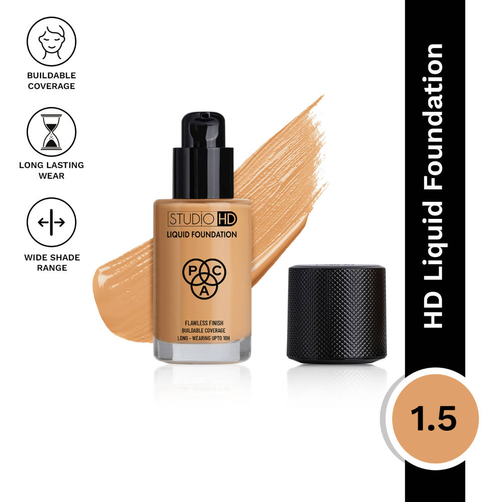 Hd Liquid Foundation - 1.5 + Foundation Blending Brush 265 Combo | T32 - view 3