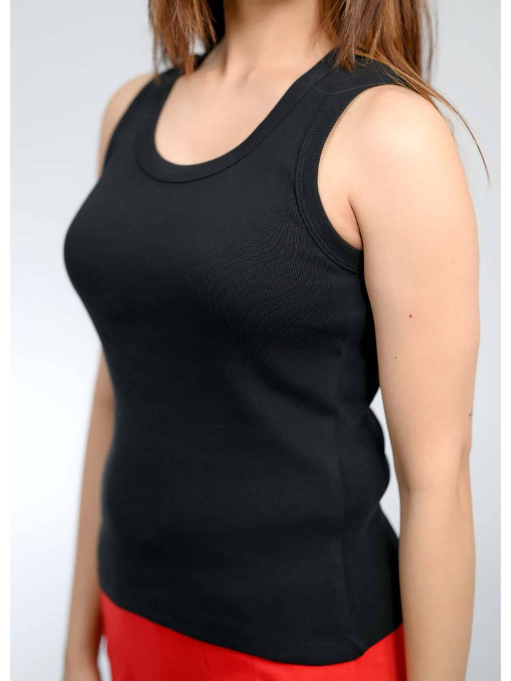 Beige Sleeveless Tank Top | TT98 - view 48